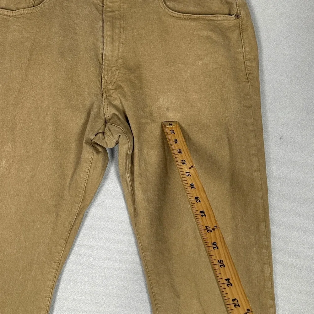 Polo Ralph Lauren Jeans Mens 36X32 Tan Khaki Hampton Relaxed Straight Stretch
